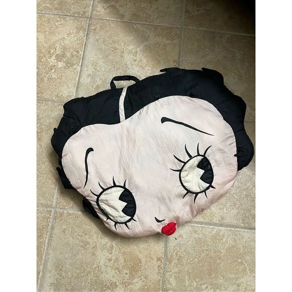 Rare Vintage Betty Boop Cartoon Throw Pillow Or Wall Hanging Play By Play Toys - Picture 5 of 8